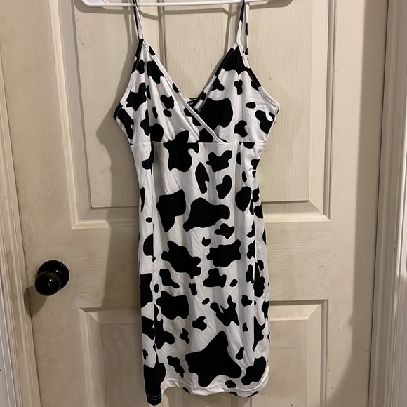 SHEIN Dresses Cow Print Medium Dress From Shein Poshmark